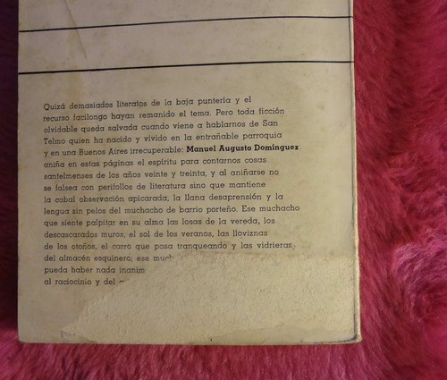 Entre El 20 Y El 30 - Cuentos De San Telmo De Manuel Augusto 1