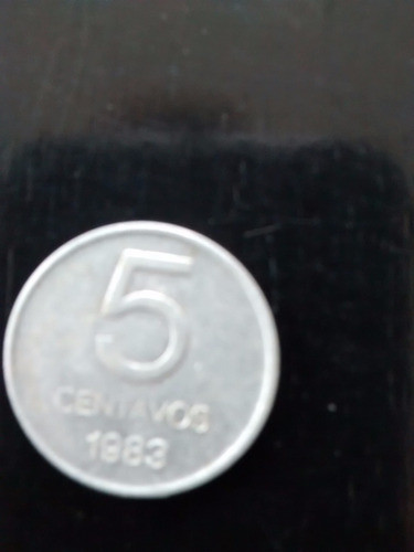 Numismatica 5 Centavos Argentina 1983 1