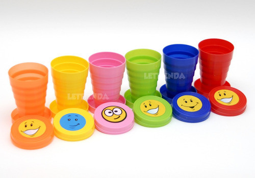 Vasos Telescópicos Plegables  Souvenirs Personalizar X 50 0