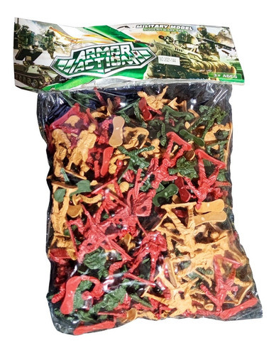 150 Soldados Soldaditos De Plástico Juguete Souvenir Piñata 1