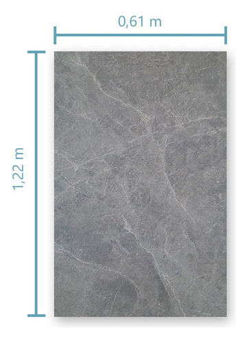 Revestimento Lastra Espaçowal Rustic Gris 610 X 1220mm 1