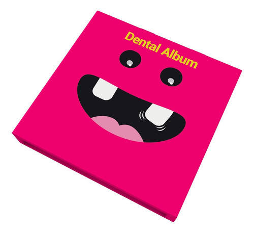 Porta-dentes De Leite Dental Álbum Premium Rosa - Angie 1