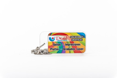 Llaveros Acrílicos Personalizado A Color Pack X30 Souvenir 1