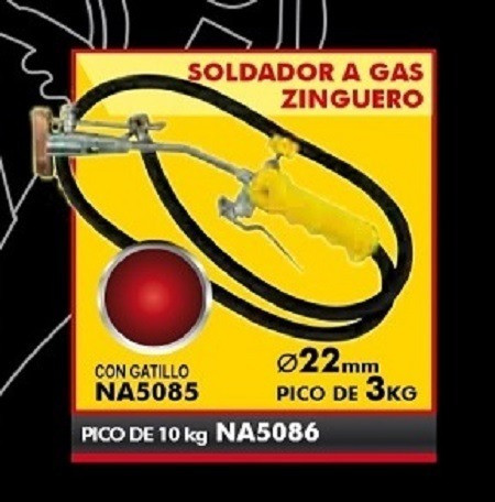 Soldador Zinguero Pico 3k 50mm C/gatillo  Black Jack Na5085 1