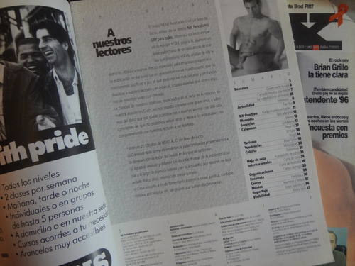 Revista Nx Nexo 30 1996 Voto Gay Nini Marshall Nx Positivo 1