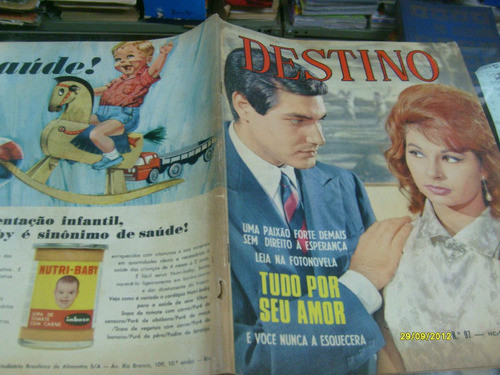 Fotonovela Rge / Destino 97 / Tudo Por Seu Amor. 1