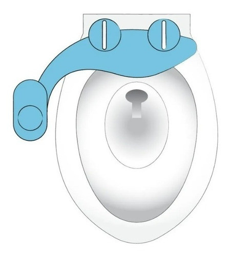 Bidet Moderno Adaptable A Inodoro Aquagenius Modelo Amazonas 0