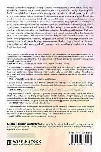Libro Portraits Of Adult Jewish Learning-inglés 1