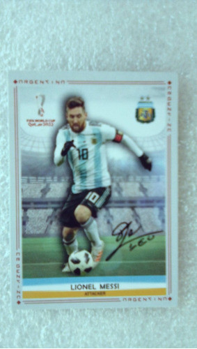 Card Holográfico Edição Especial Messi - Importado 0