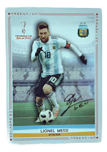 Card Holográfico Edição Especial Messi - Importado 0