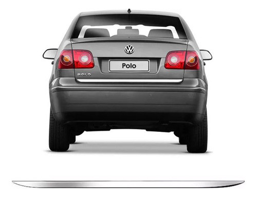 Friso Tampa Traseira Porta Malas Polo Sedan Cromado Resinado 0