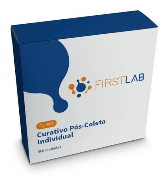 Curativo Pós Coleta Sangue Adulto Estéril 500 Unidades First 0