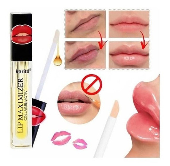 Labial Con Colageno Agrandar Labios Hidratado Maximizador 0