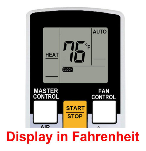 Rcecaoshan - Mando A Distancia Para Aire Acondicionado Fujit 1