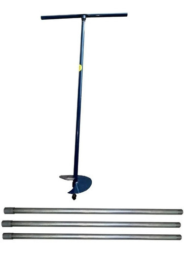 Pala Hoyera Barreno 10 Cm Reforzada Pilotines + 3 Alargues 0