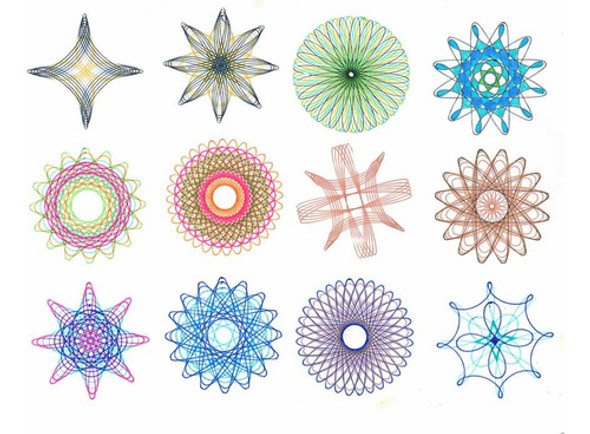 Set De Regla Espirografo Para Dibujar Mandalas Espirografo 1