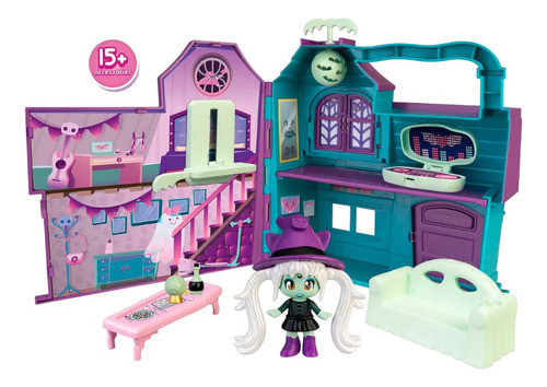 Pinypon Terrific Mansion Con Accesorios Y Figura 1