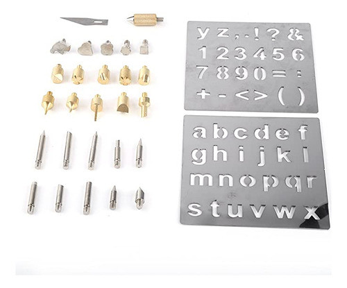 28-piece Professional Burning Pirograf&iacute;a (kit Con Pl. 0