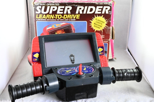 Juguete Super Ride Volante Moto Vintage 0