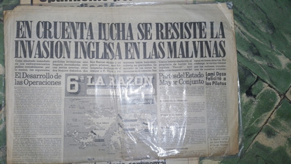 Diario La Razon * Guerra De Malvinas - 21 De Mayo De 1982 0