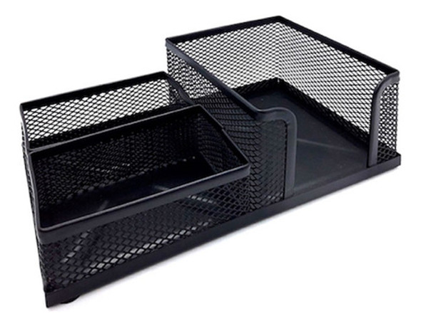 Porta Taco Papeles 9x9 Y Porta Clips Negro Onix 0