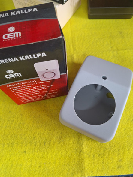 Gabinete P/sirena Interior Piezoelectrica  Alarma Domic. 0