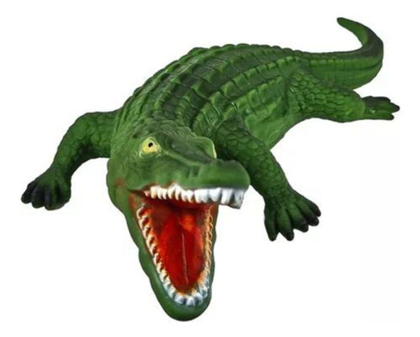 Brinquedo Animal Jacaré Crocodilo 41cm - Bee Toys 0514 0 Brinquedo Animal Jacaré Crocodilo 41cm - Bee Toys 0514 0