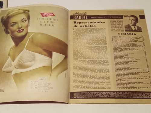 Revista Mundo Radial N° 85 De 1951. Tapa: Dringue Farias 1