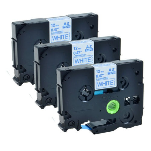 3 Pack Tz233 Tze233 Azul En La Etiqueta Blanca Cinta Para Br 0