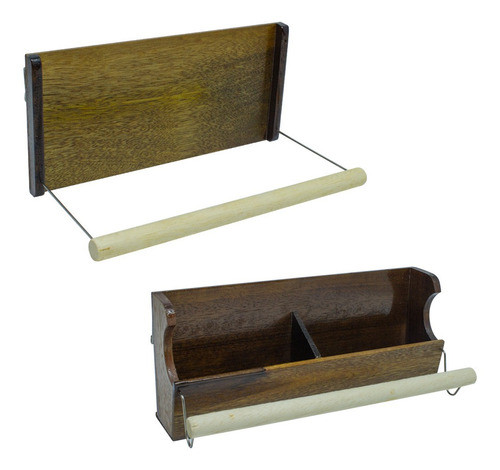 Kit Espelho D'água Imbuia Com Cocho Luxo - Grande 0