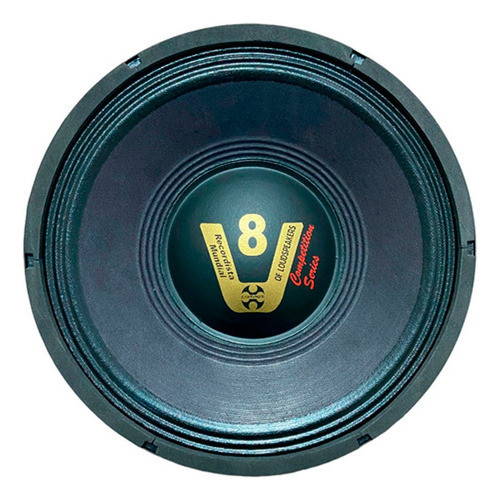Par Alto Falantes Compet V8 12p 200w 4 Ohms Médio Seco Preto 1