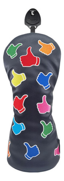 Capa De Cabeça Para Taco De Golfe, Preto 30cmx14cm 0