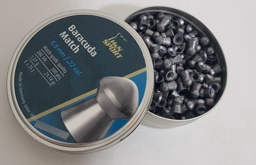 Chumbo H&n Alemania Baracuda Match  5.5  21,14gr 200 Chumbos 1