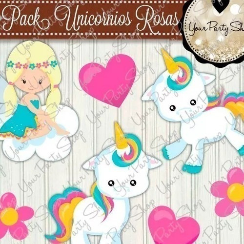 Pack Unicornios Png Imprimible 0