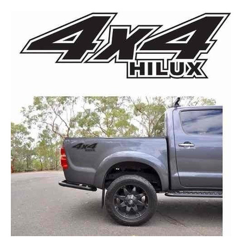 Set X2 Calcos Ploteo 4x4 Hilux Camionetas 0