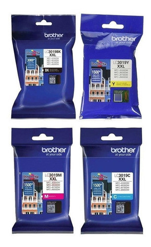 Pack 4 Tintas Originales Brother Lc3019xxl P/mfc-j6730 1
