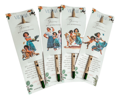 Lápiz Plantable Con Diseño Personalizado Pack X 15 0