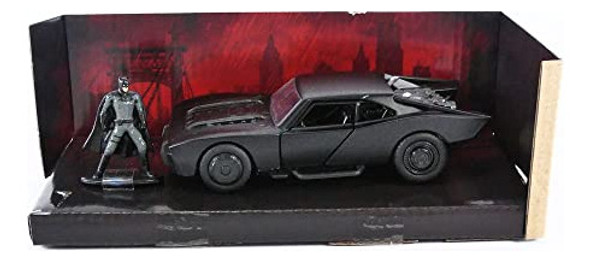 Hollywood Rides 2022 Batmobile Com Veículo Batman Fig 1/32 1 Hollywood Rides 2022 Batmobile Com Veículo Batman Fig 1/32 1