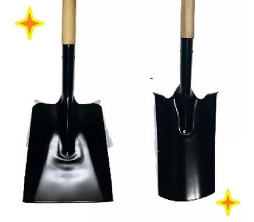 Combo 1 Pala De Punta Y 1 Pala Ancha  Profesional 0