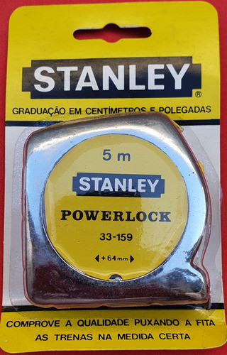 Trena 5 Mts Stanley 33-159. Powerlock. 1