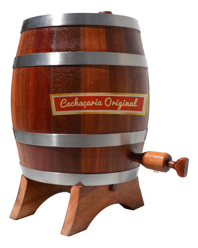 Barril Barrica Ancorote Madeira Jataíba Vertical 3l Madeira 1