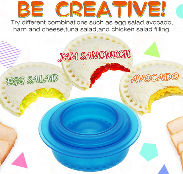 Cortador Y Sellador De Sandwiches De 5 Pcs Para Niños 1 Cortador Y Sellador De Sandwiches De 5 Pcs Para Niños 1