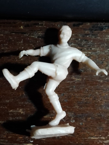 Jugador Futbol Miniatura Postura Volea Deporte Equipo 0