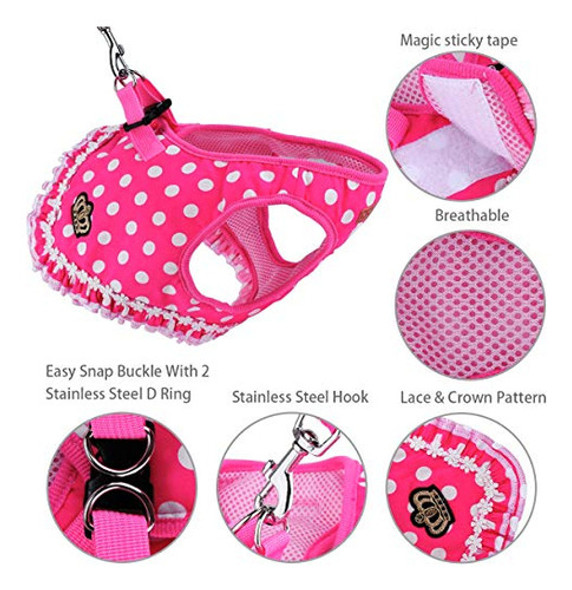 Bonito Arnés Para Perro Pequeño Arnés Para Chaleco De Perro 1