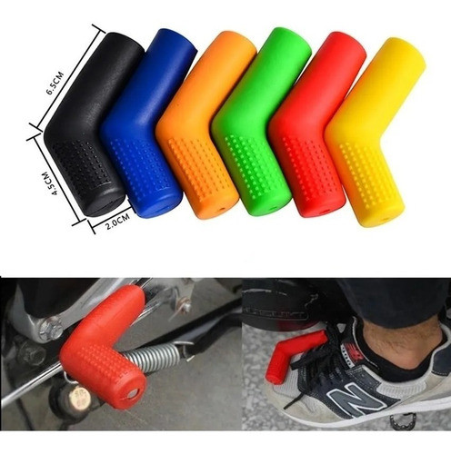 Goma Protector Pedal De Cambio Redonda - Varios Colores °-° 1