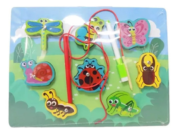 Juego Infantil Hecho En Madera Para Niños 30 X 22,5 Cm 0