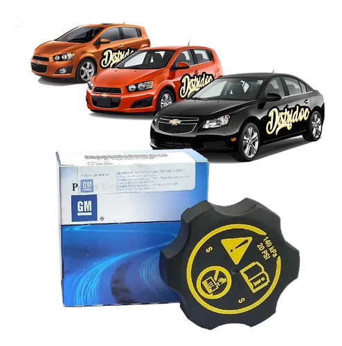 Tapa Dep Agua Gm Cruze Sonic Tracker Spin Onix Prisma Cobalt 0
