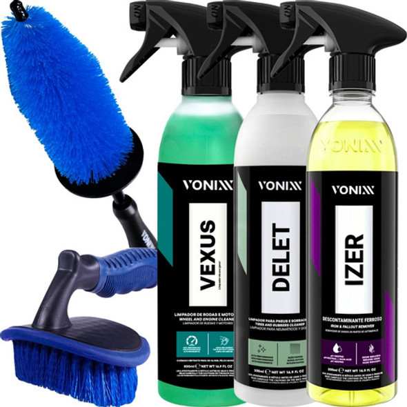 Vexus Vonixx Limpador De Rodas Motor Izer Delet Escovas 0