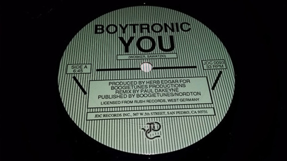 Boytronic You Con Bryllyant Us Remix Vinilo Maxi Usa 1987 1