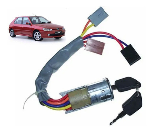Llave Arranque Contacto Tambor Encendido Para Peugeot 306 0